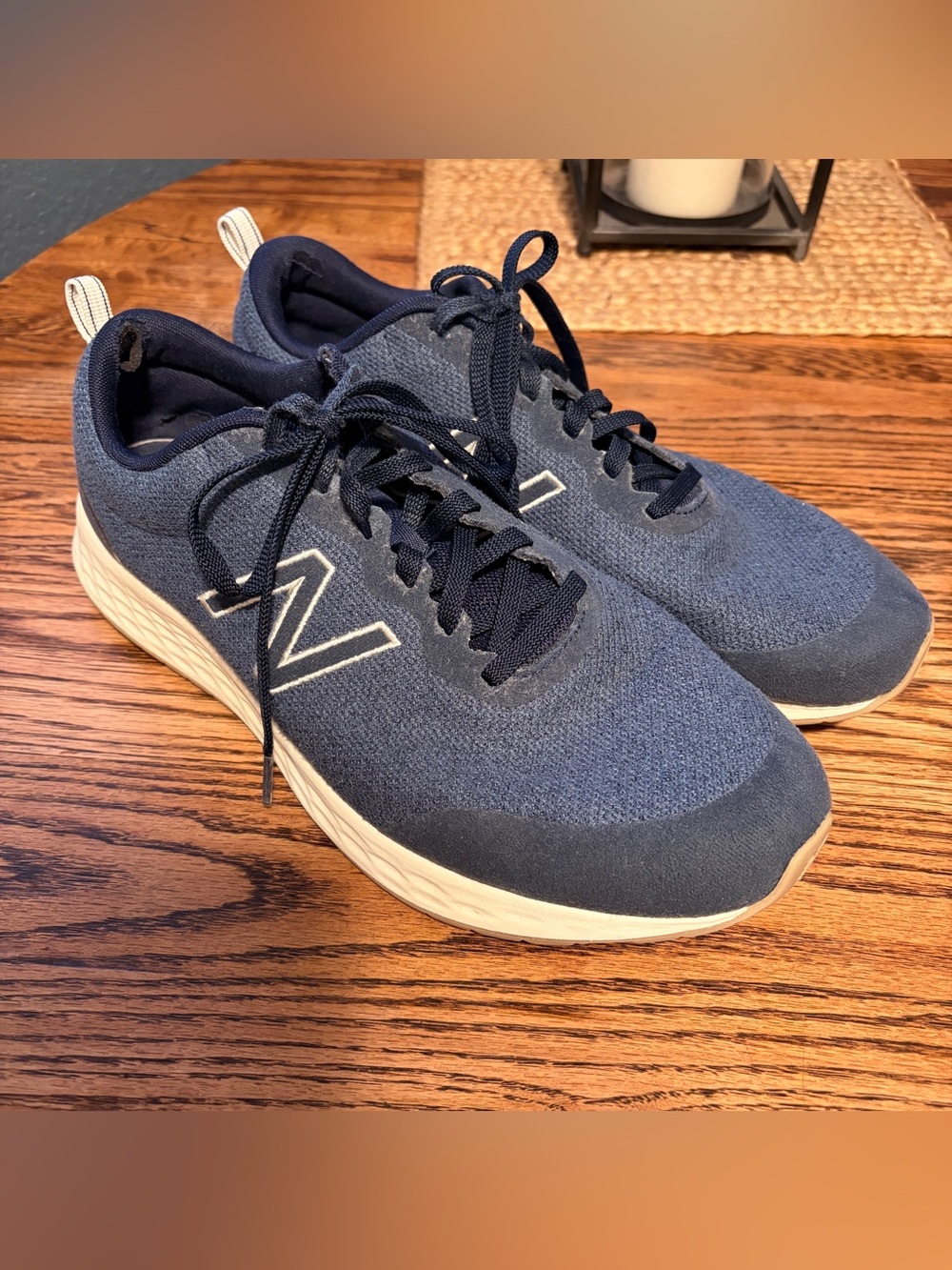 New Balance Men's Navy Athletic Sneakers. Size US 13